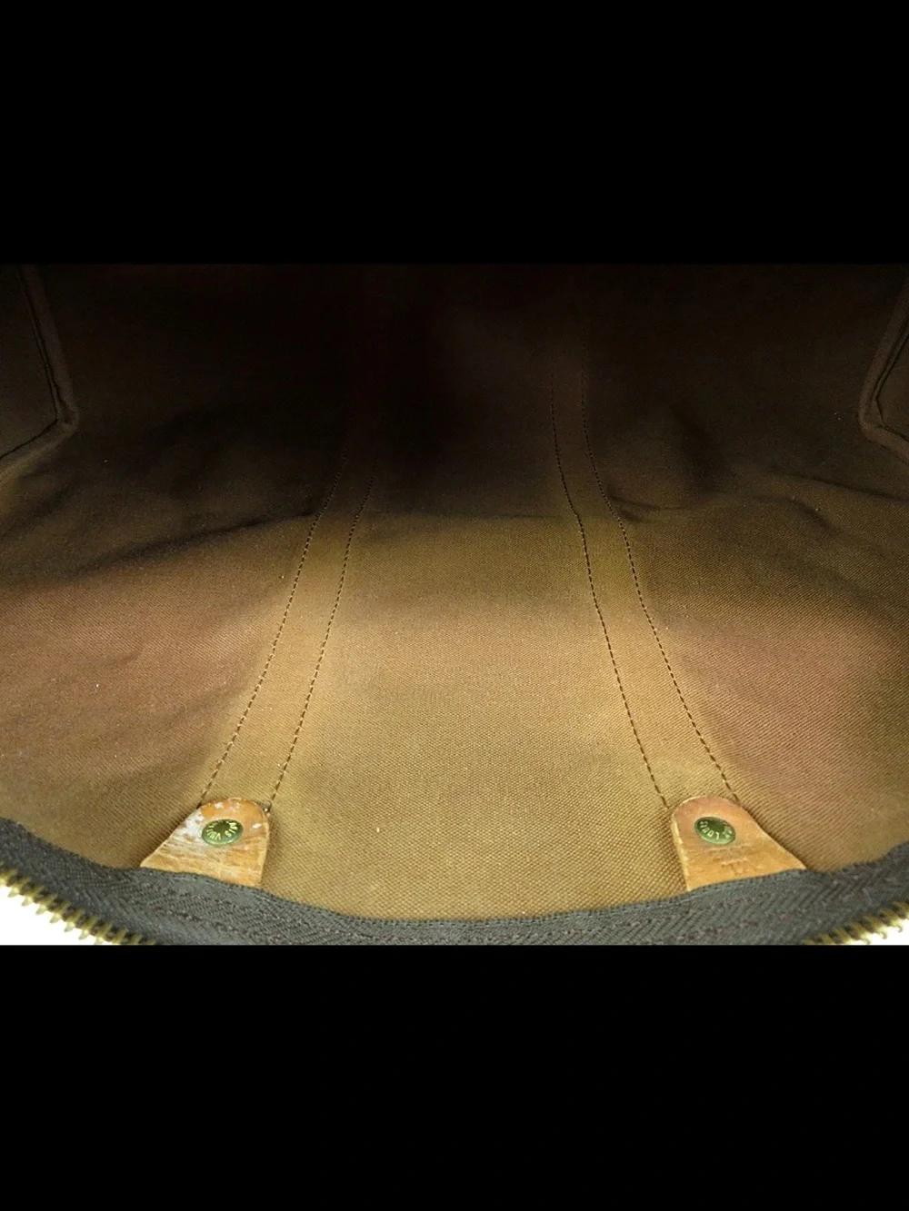 Louis Vuitton Brown Monogram Keepall Duffle Bag